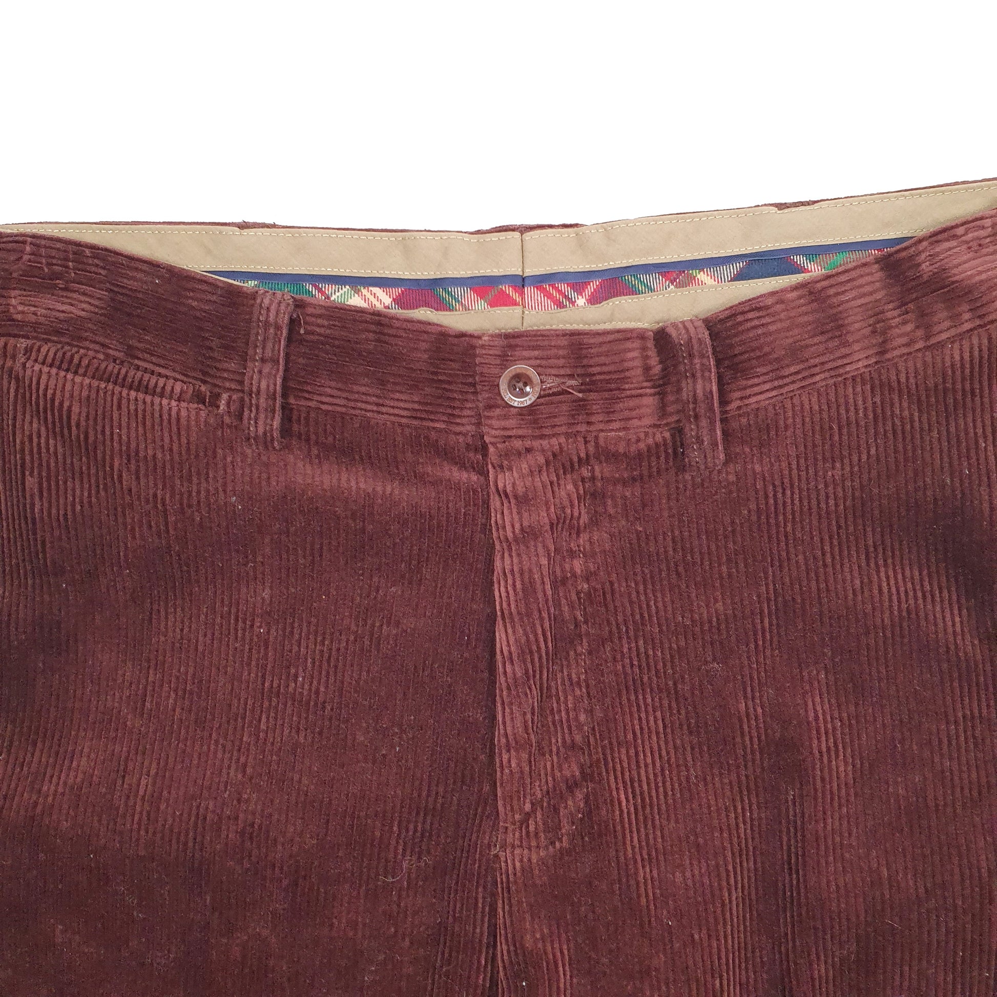 Mens Burgundy Polo Ralph Lauren  Corduroy Trousers