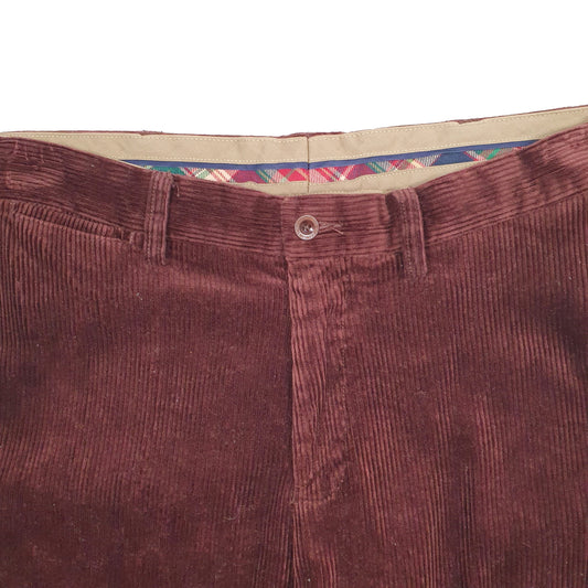 Mens Burgundy Polo Ralph Lauren  Corduroy Trousers