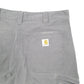 Mens Grey Carhartt Workwear Relaxed Carpenter Shorts