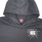 Mens Black Wrangler Work Wear Fleece Lined Hoodie Jumper