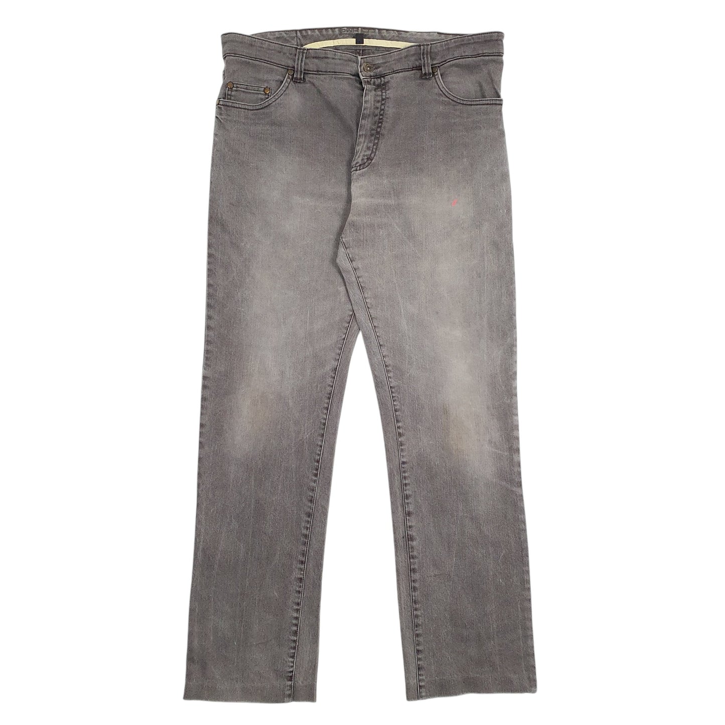 Mens Grey OWK Jeans Workwear Casual JeansW36 L32