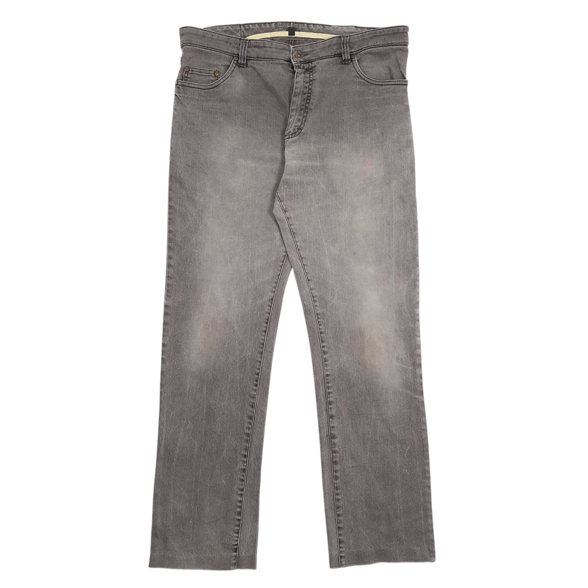 Mens Grey OWK Jeans Workwear Casual JeansW36 L32