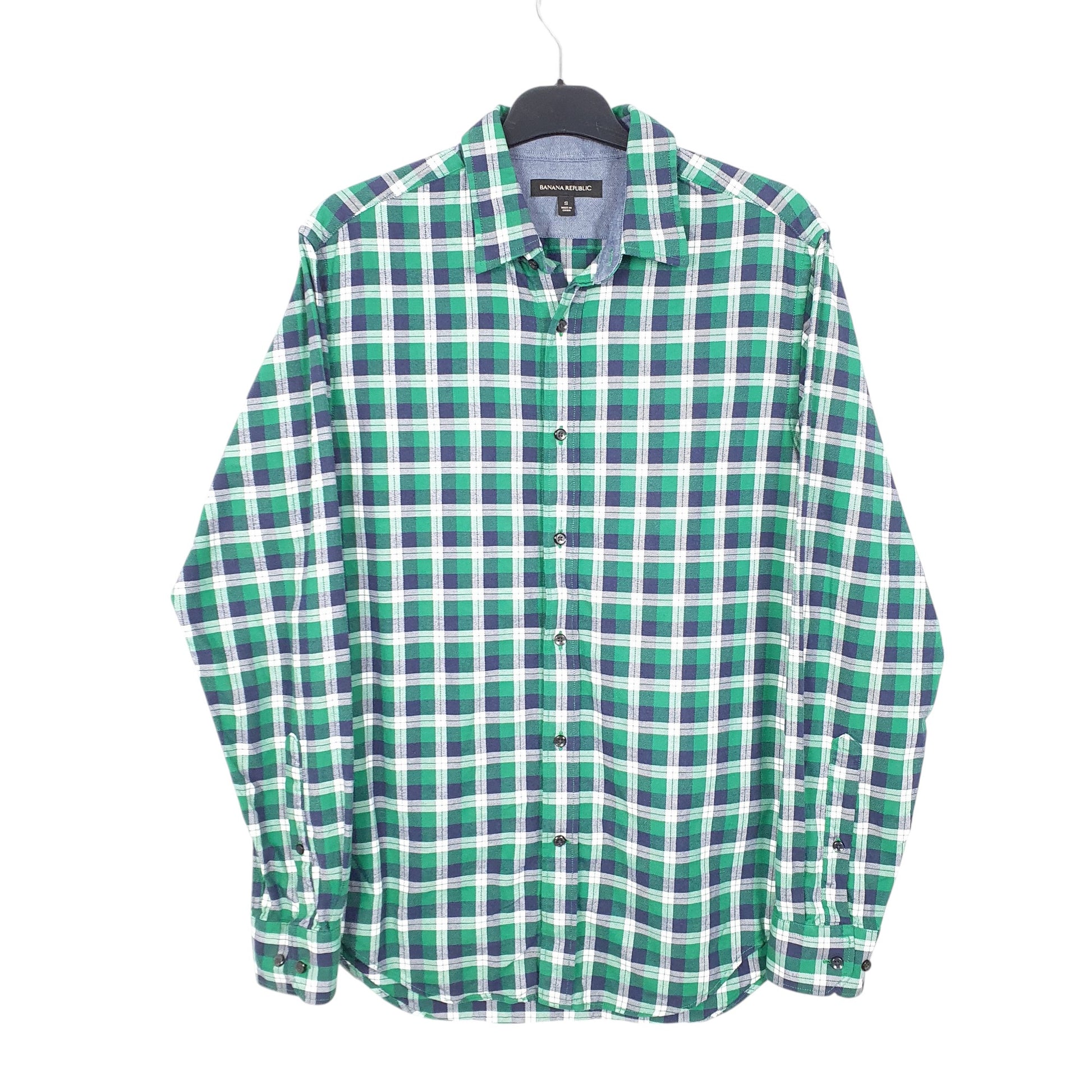 Mens Green Banana Republic  Long Sleeve Shirt