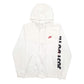 Mens White Nike  Full Zip Jumper