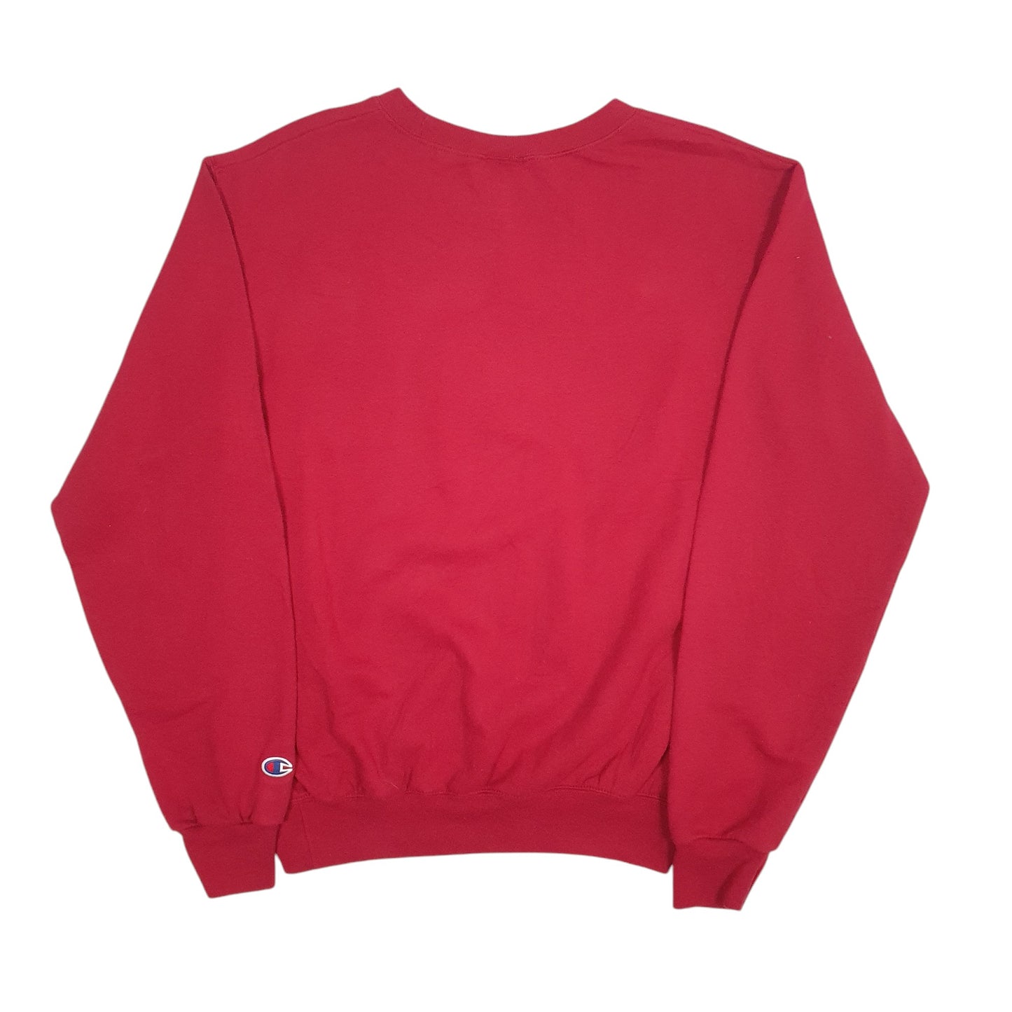 Mens Red Champion Temple Football Crewneck Jumper