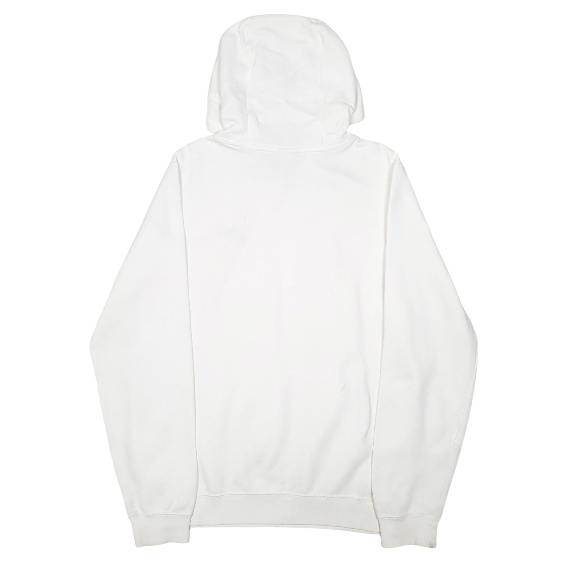 Mens White Nike Swoosh Hoodie Jumper