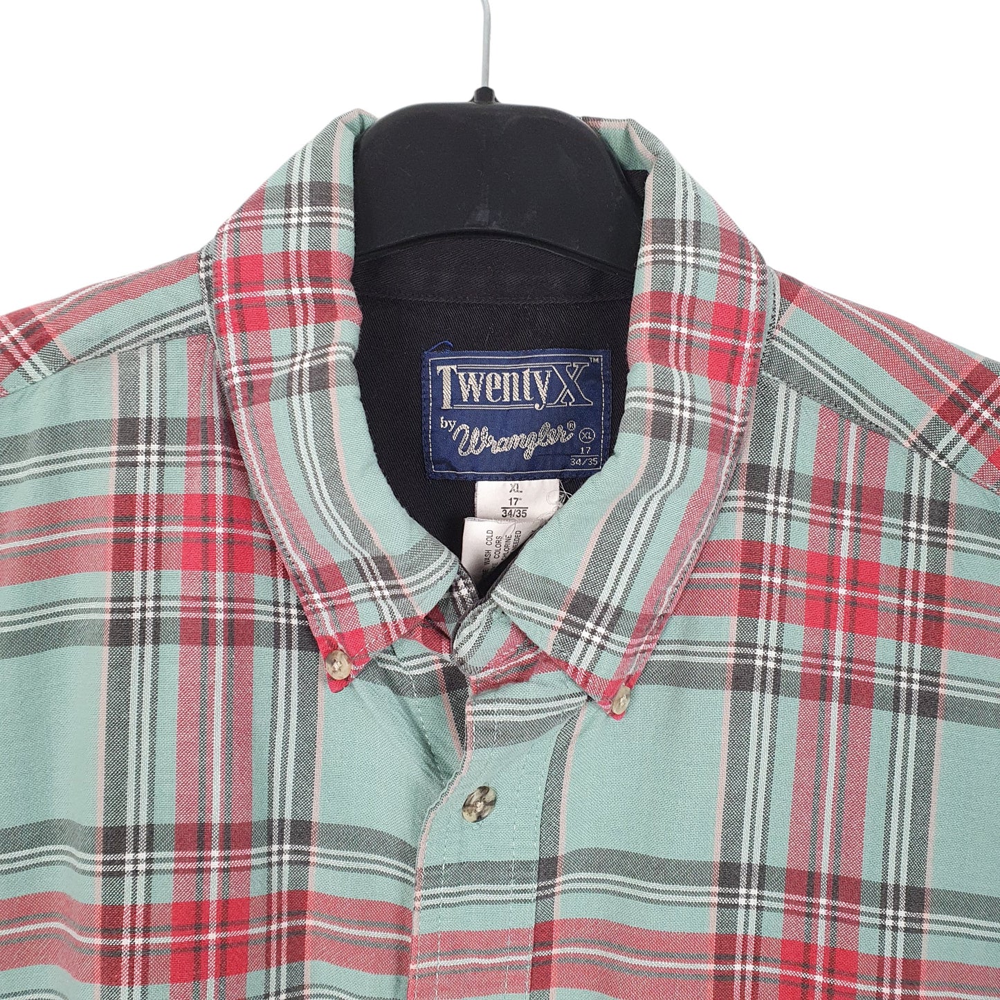 Mens Turquoise Wrangler Twenty X Long Sleeve Shirt