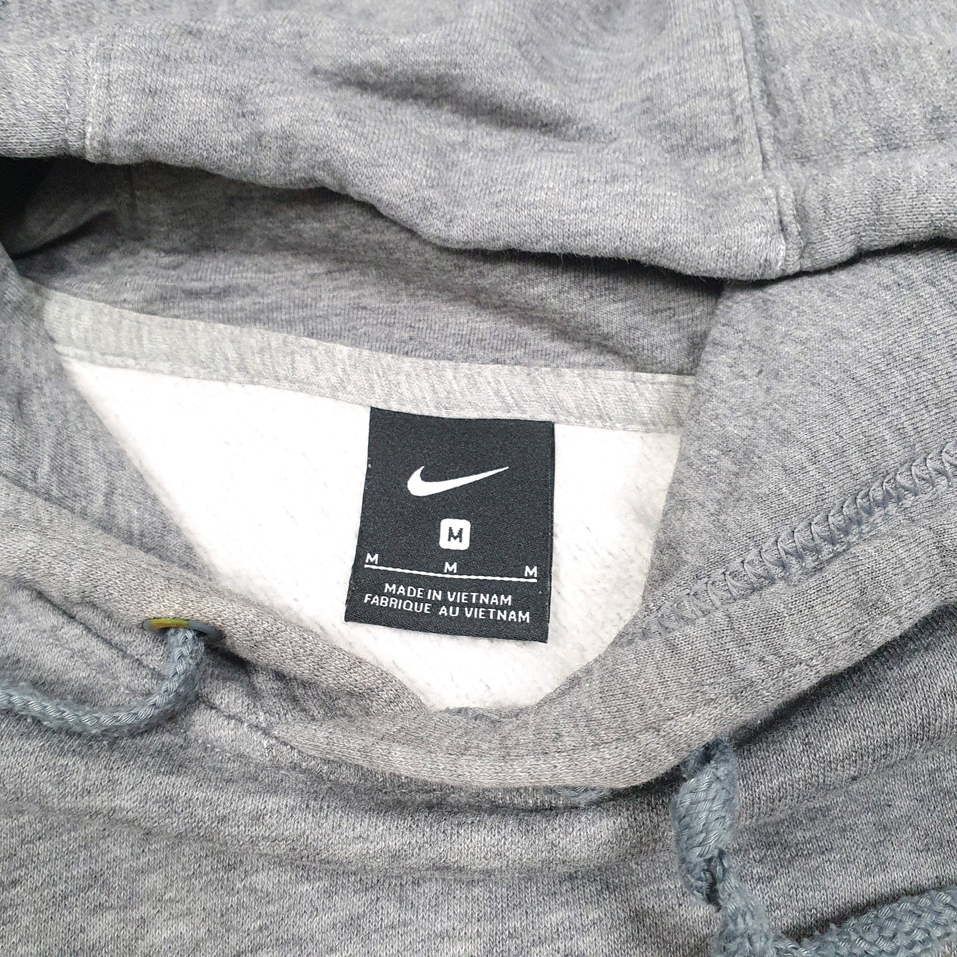 Mens Grey Nike Trail Spellout Swoosh Hoodie Jumper