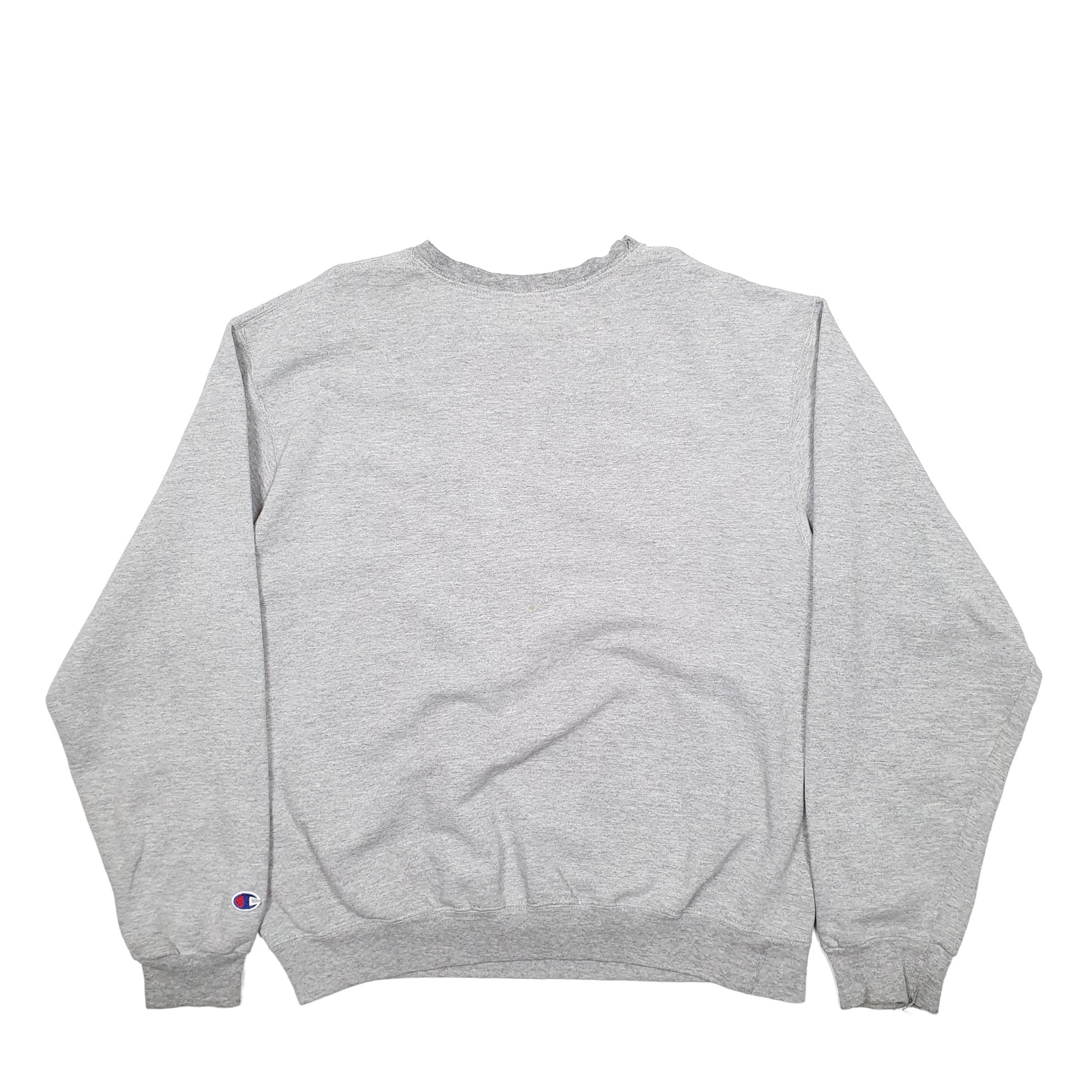 Mens Grey Champion  Crewneck Jumper