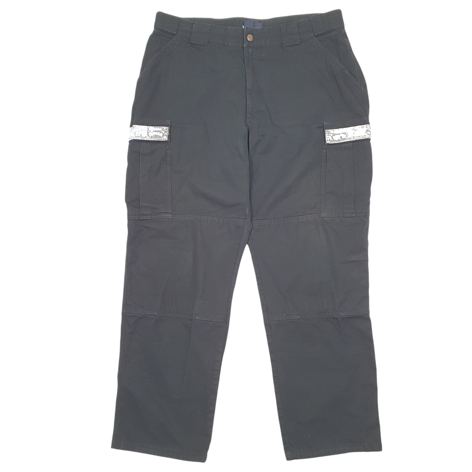 Mens Black 511 Tactical Ripstop Combat Utility Cargo Trousers