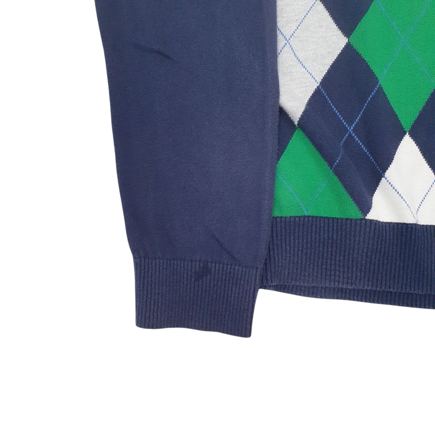 Mens Navy Tommy Hilfiger V Neck Crewneck Jumper