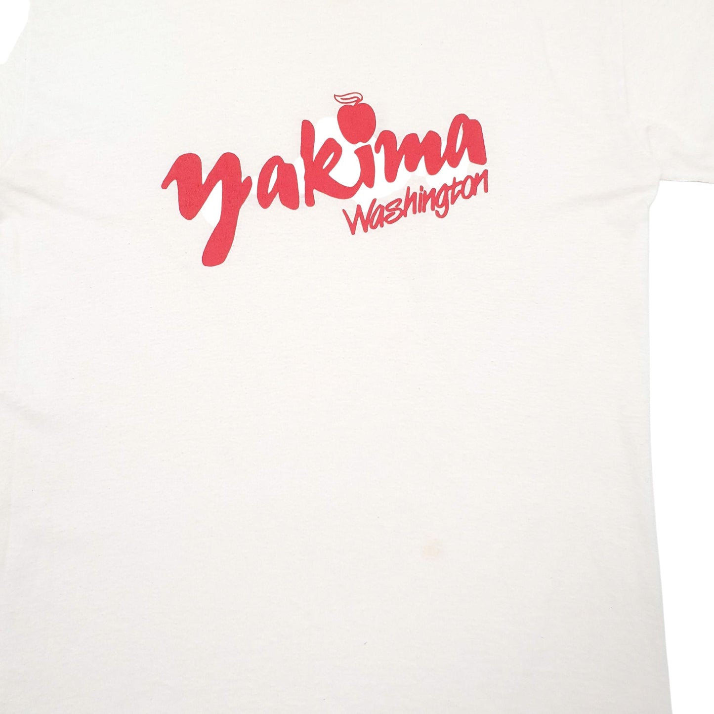 Mens White Jerzees Single Stitch Vintage 90s Short Sleeve T Shirt