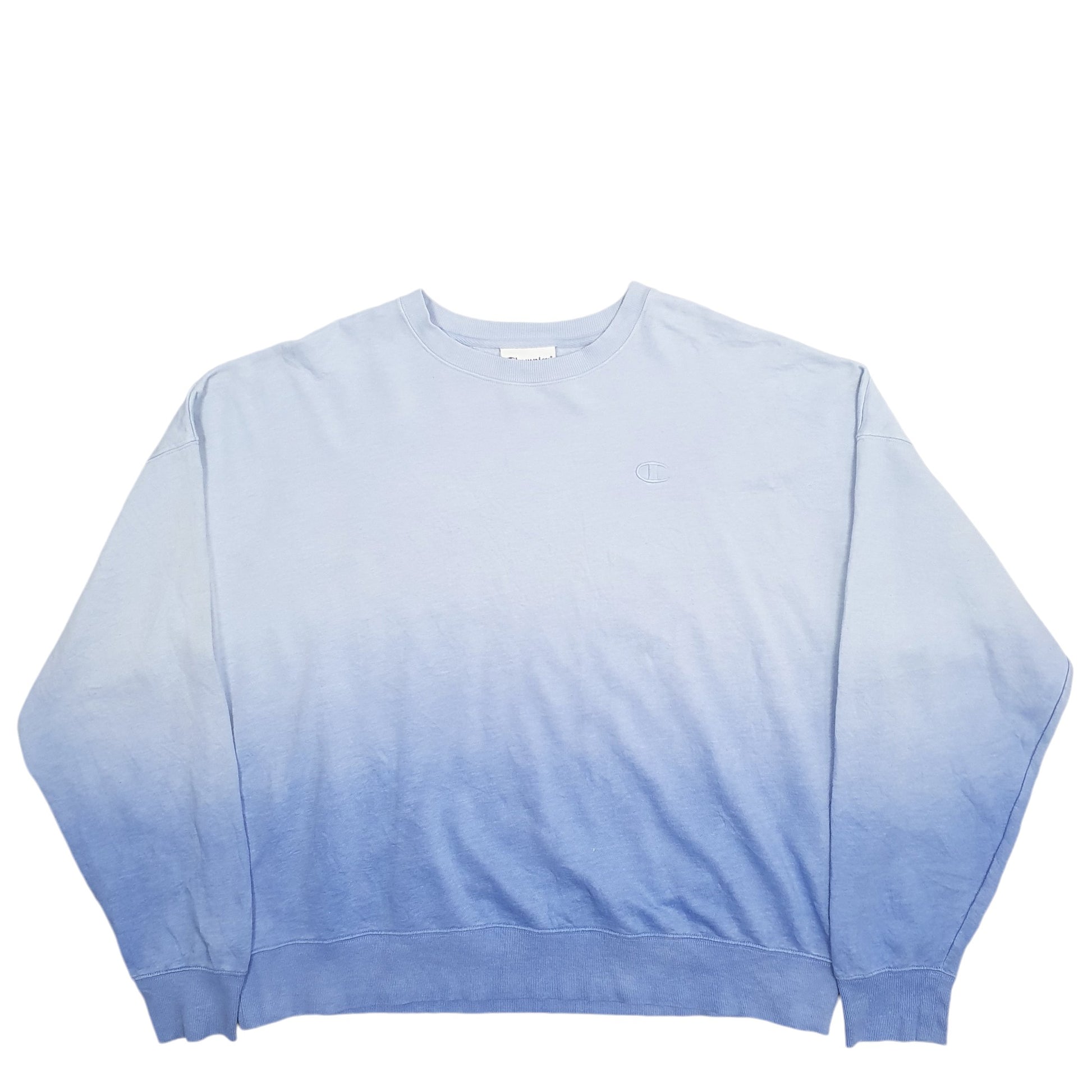 Womens Blue Champion  Crewneck Jumper