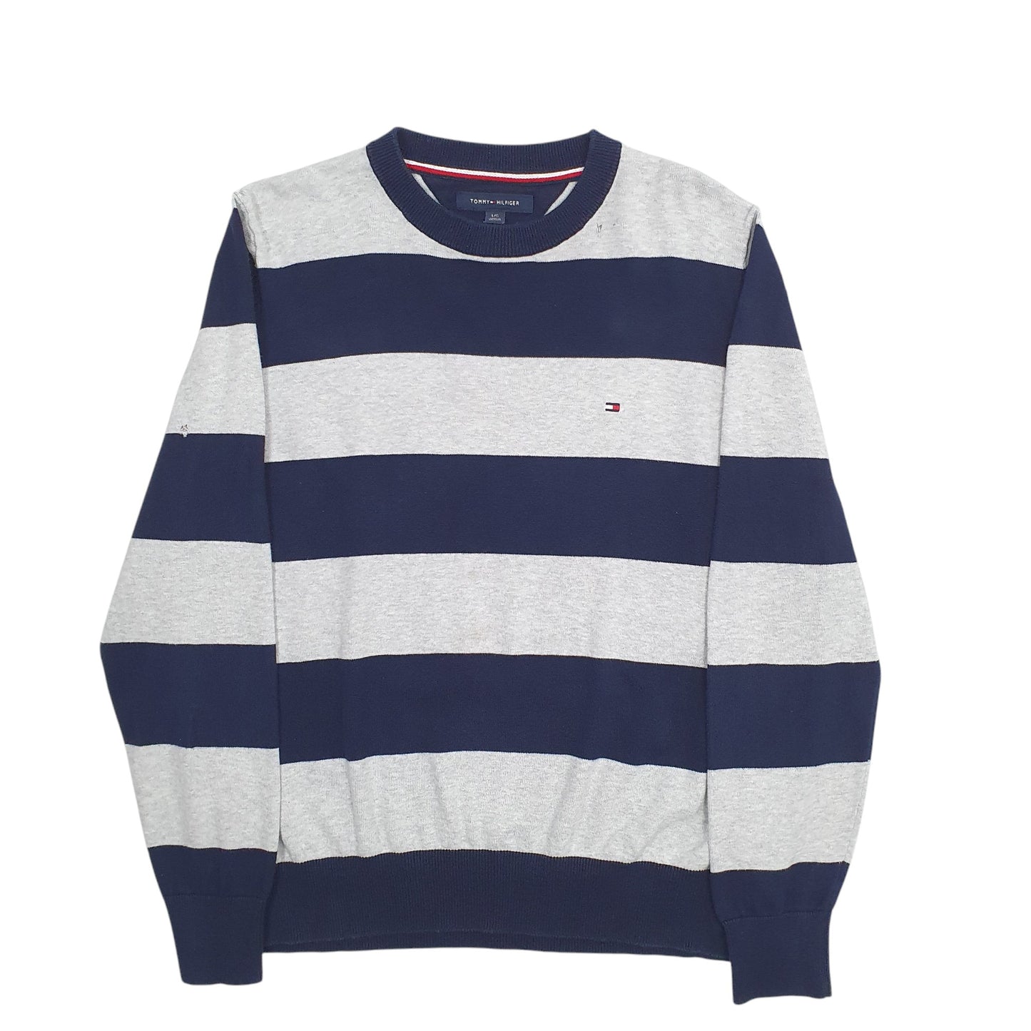 Mens Grey Tommy Hilfiger  Crewneck Jumper