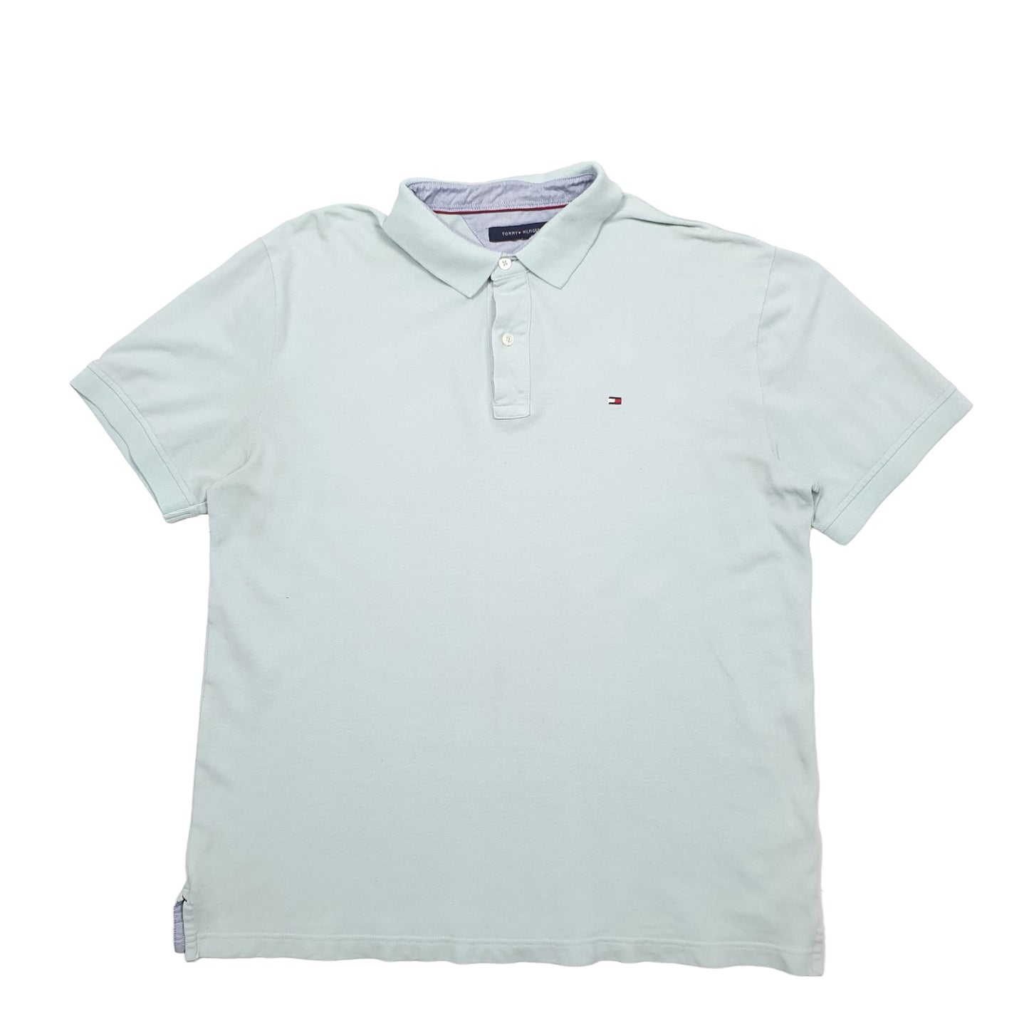 Mens Green Tommy Hilfiger  Short Sleeve Polo Shirt