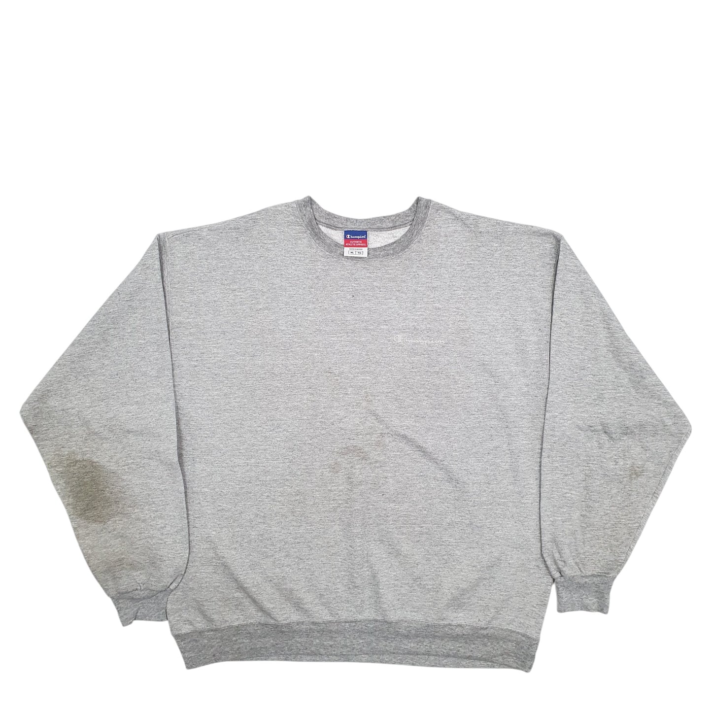 Mens Grey Champion  Crewneck Jumper