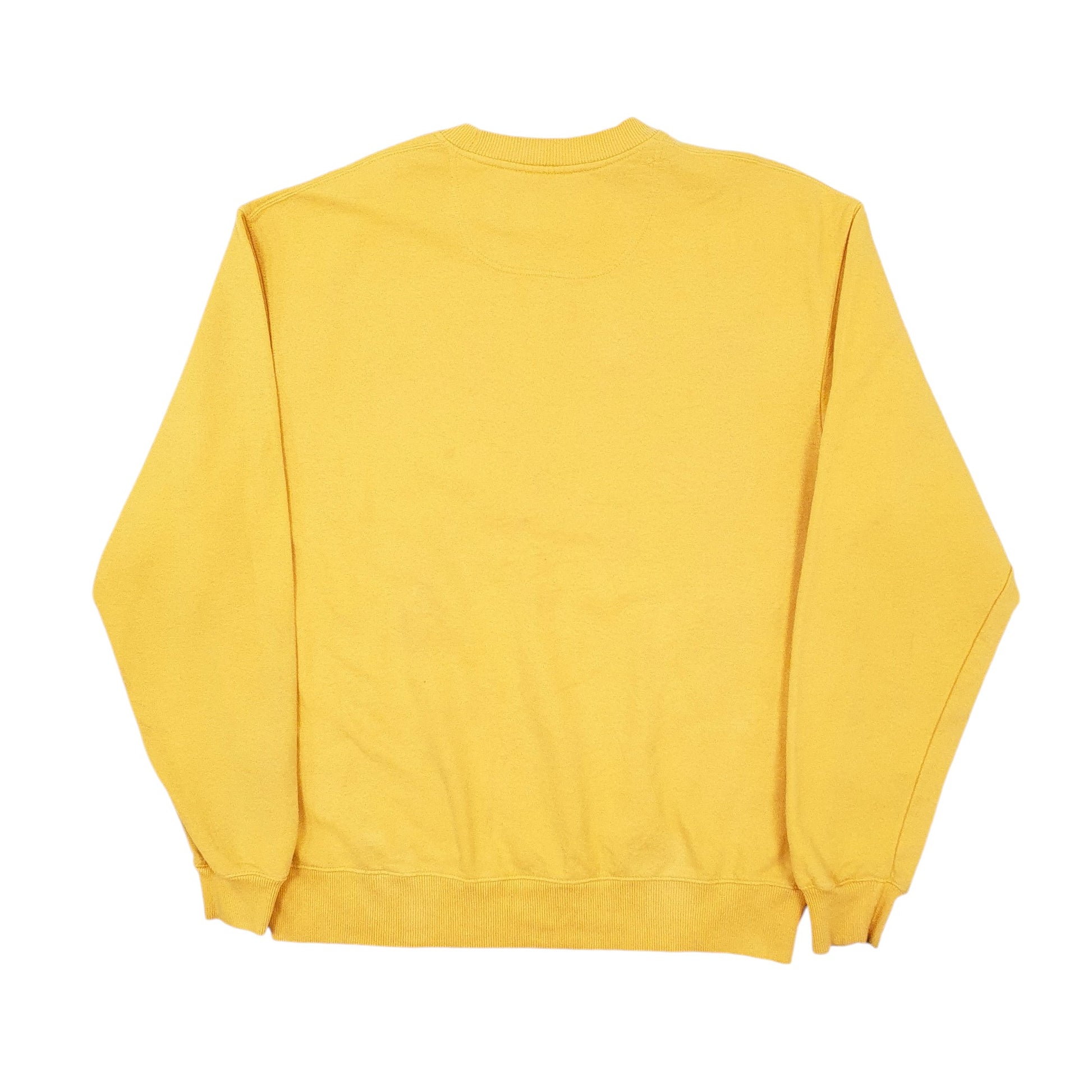 Mens Yellow Champion  Crewneck Jumper