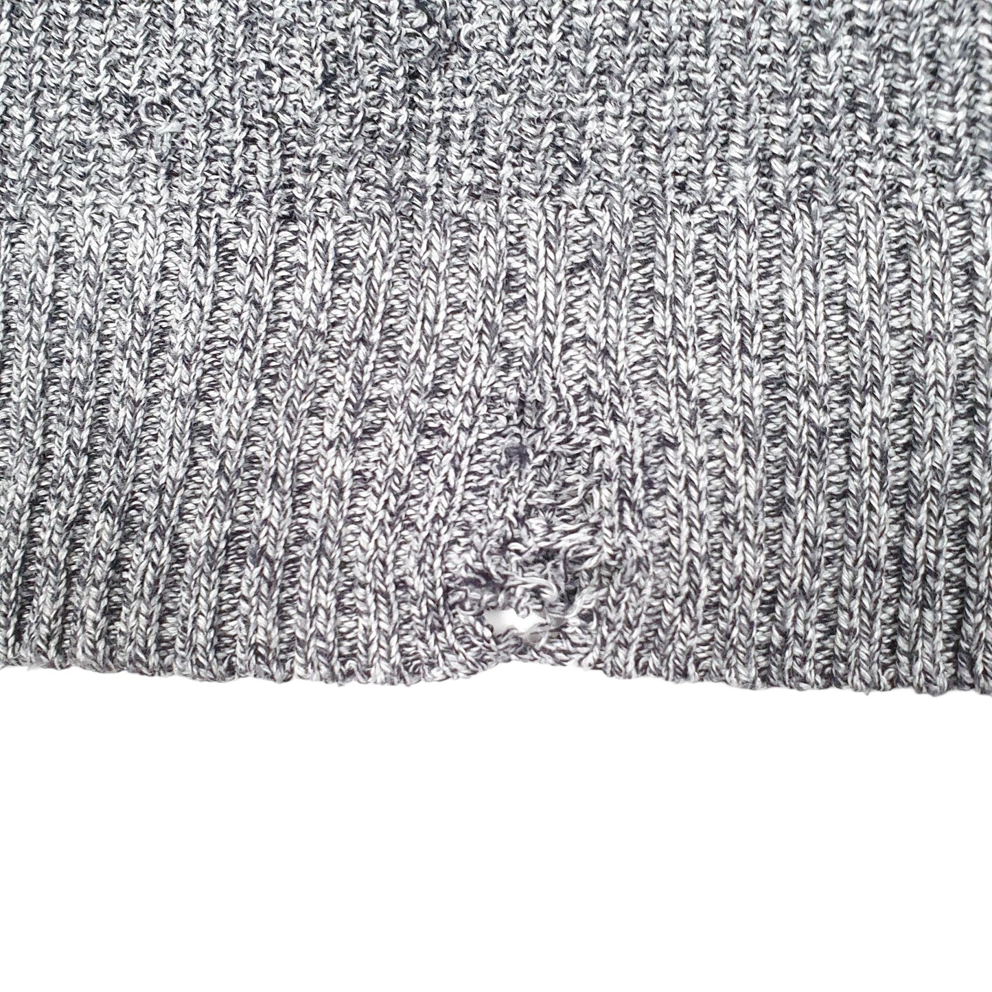 Mens Grey Calvin Klein Knit Quarter Zip Jumper