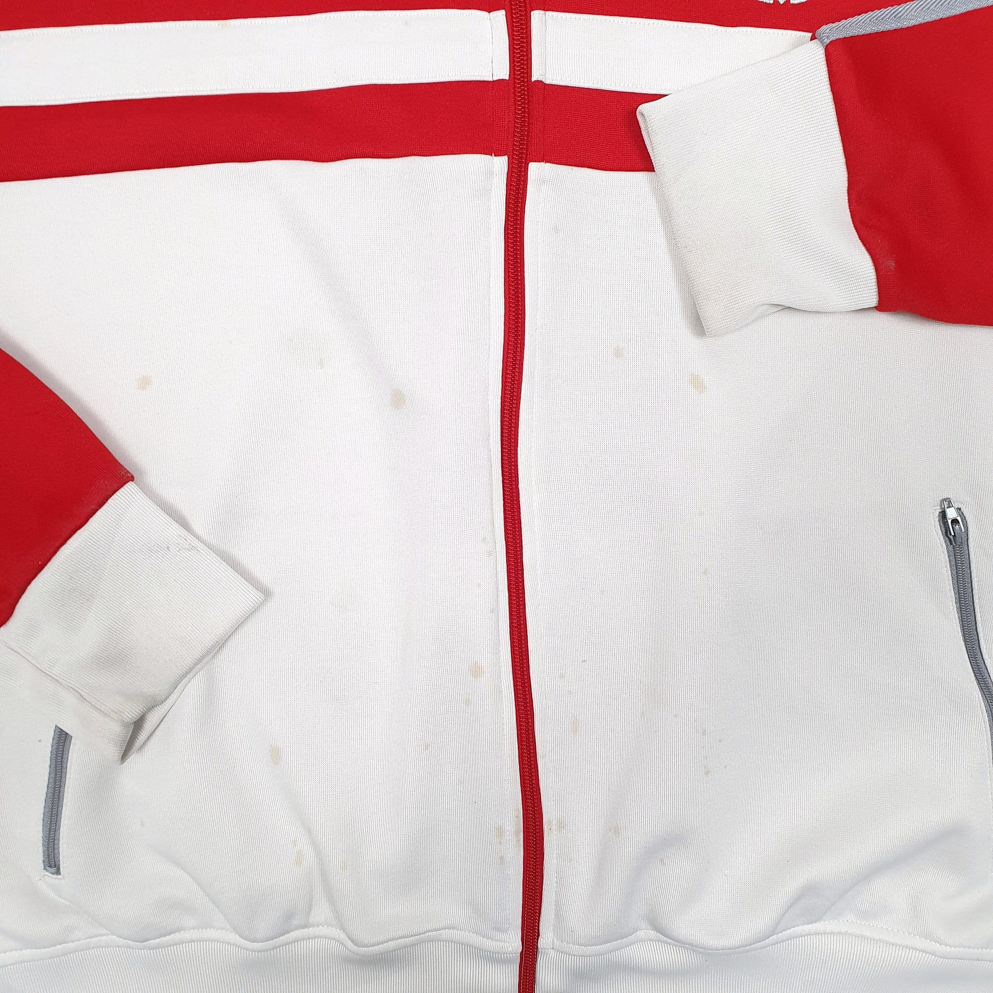 Mens Red Adidas Track Top B Boy Full Zip Jumper