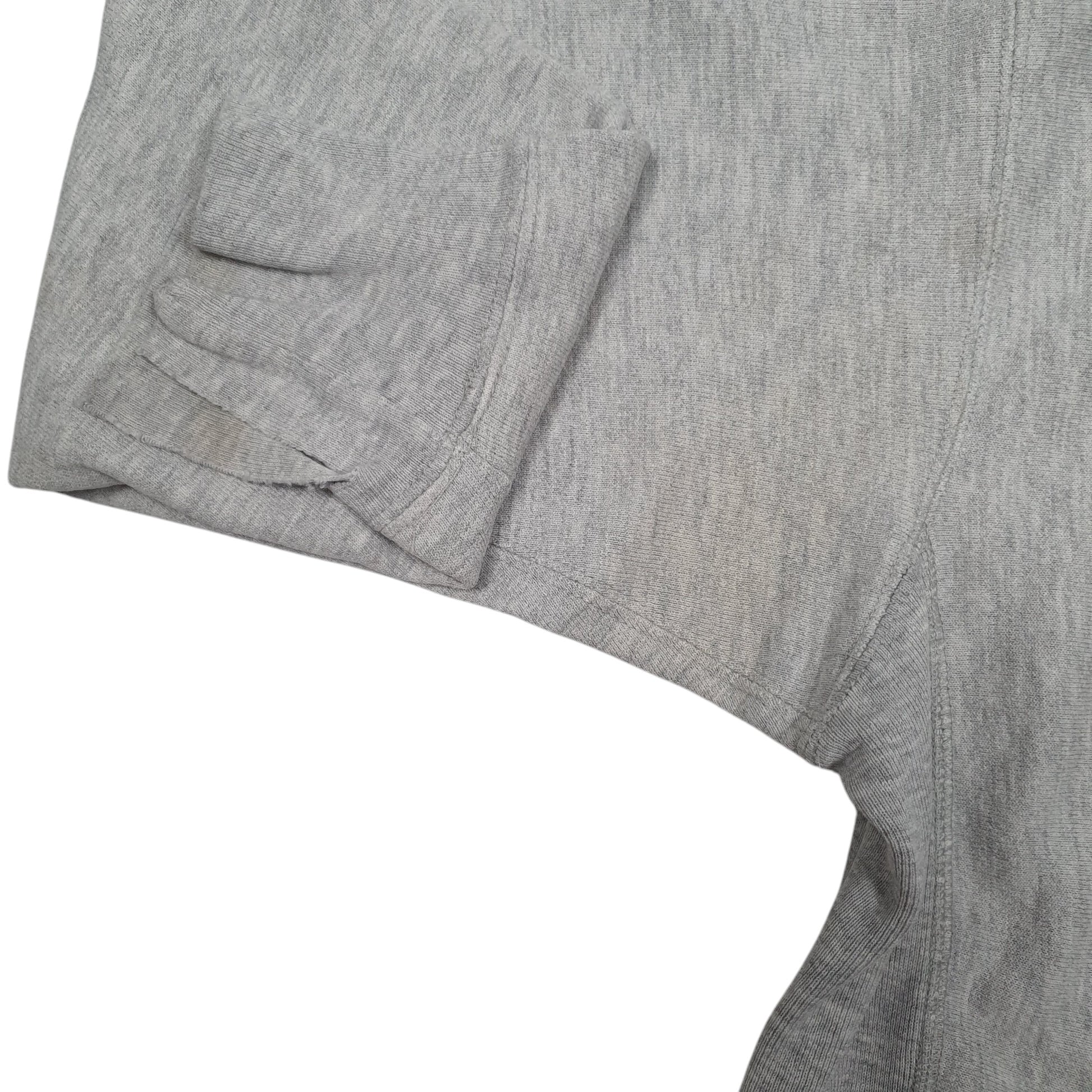 Mens Grey Champion Vintage 80s Virginia Tech Reverse Weave Crewneck Jumper