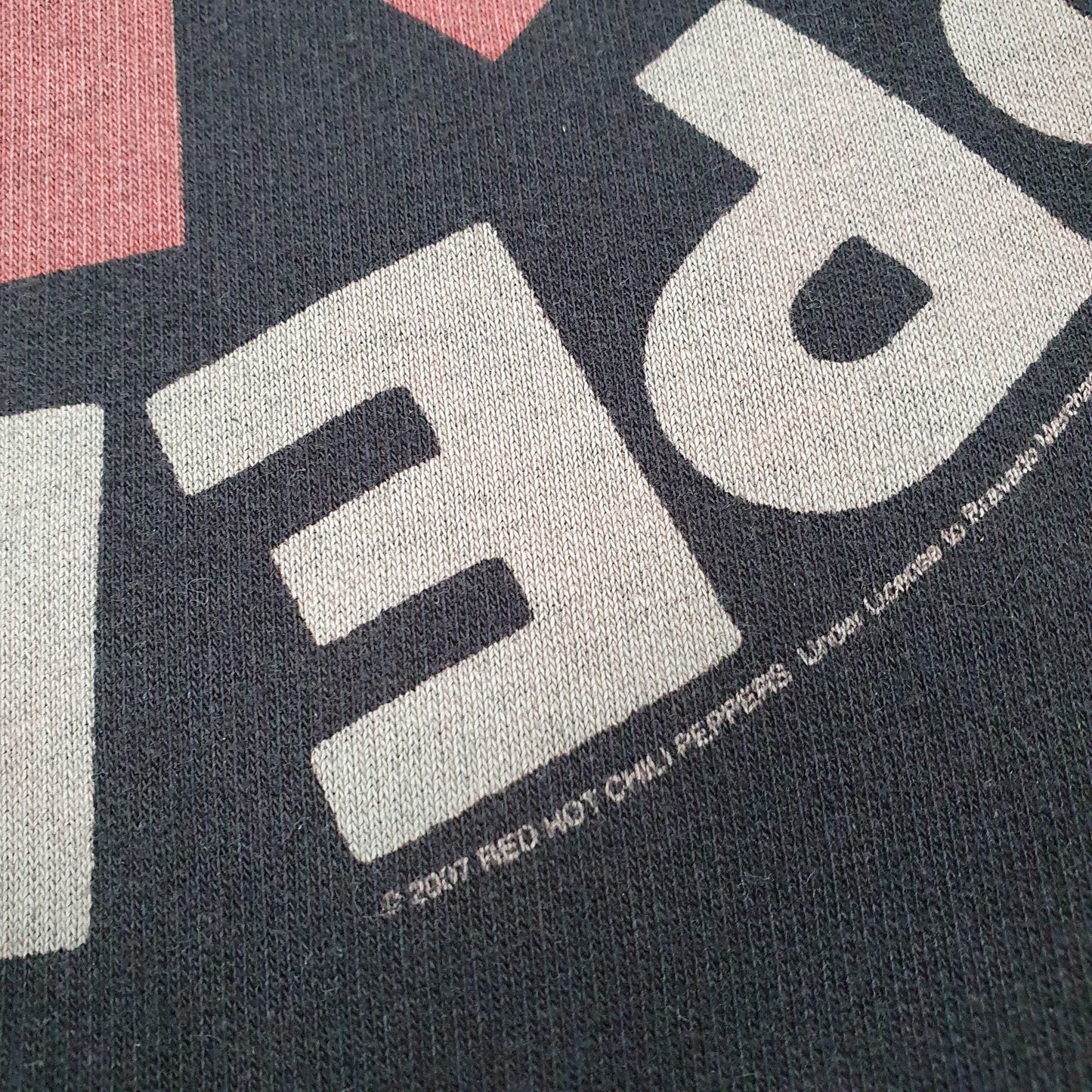 Mens Black Bravado Red Hot Chilli Peppers Band Merch 2007 Hoodie Jumper