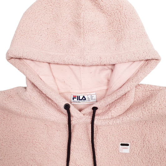 Womens Pink Fila  Hoodie Jumper