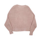 Womens Pink Rag Supply Knit Crewneck Jumper