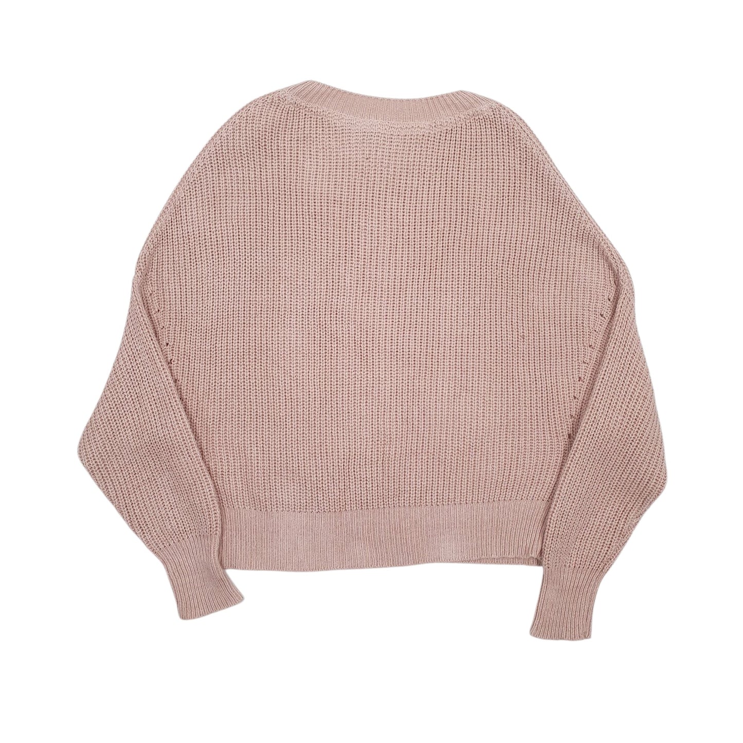 Womens Pink Rag Supply Knit Crewneck Jumper