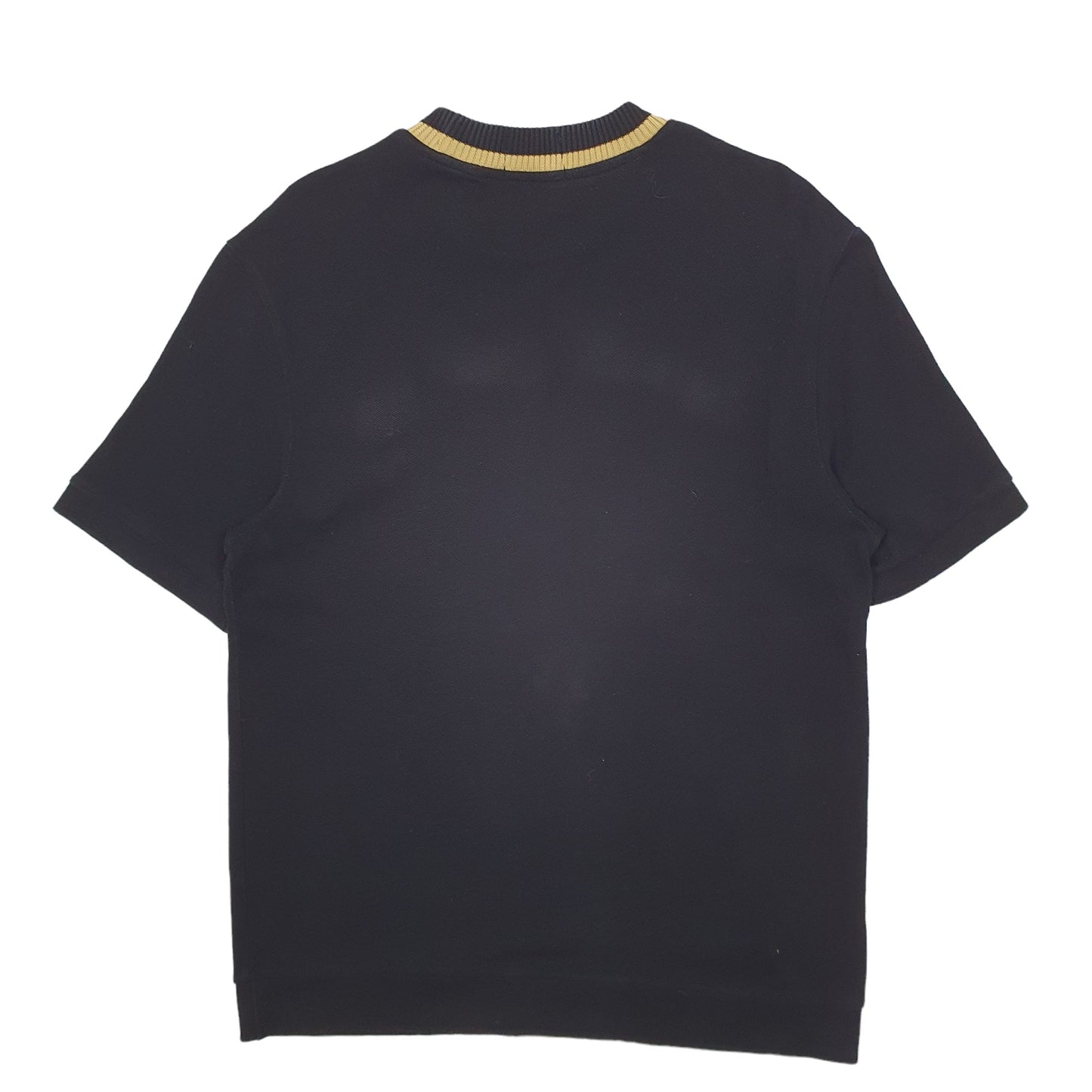 Mens Black Fred Perry  Short Sleeve Polo Shirt