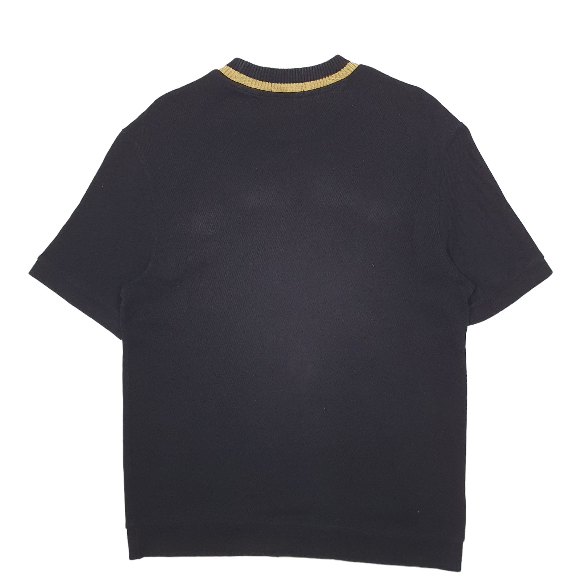 Mens Black Fred Perry  Short Sleeve Polo Shirt