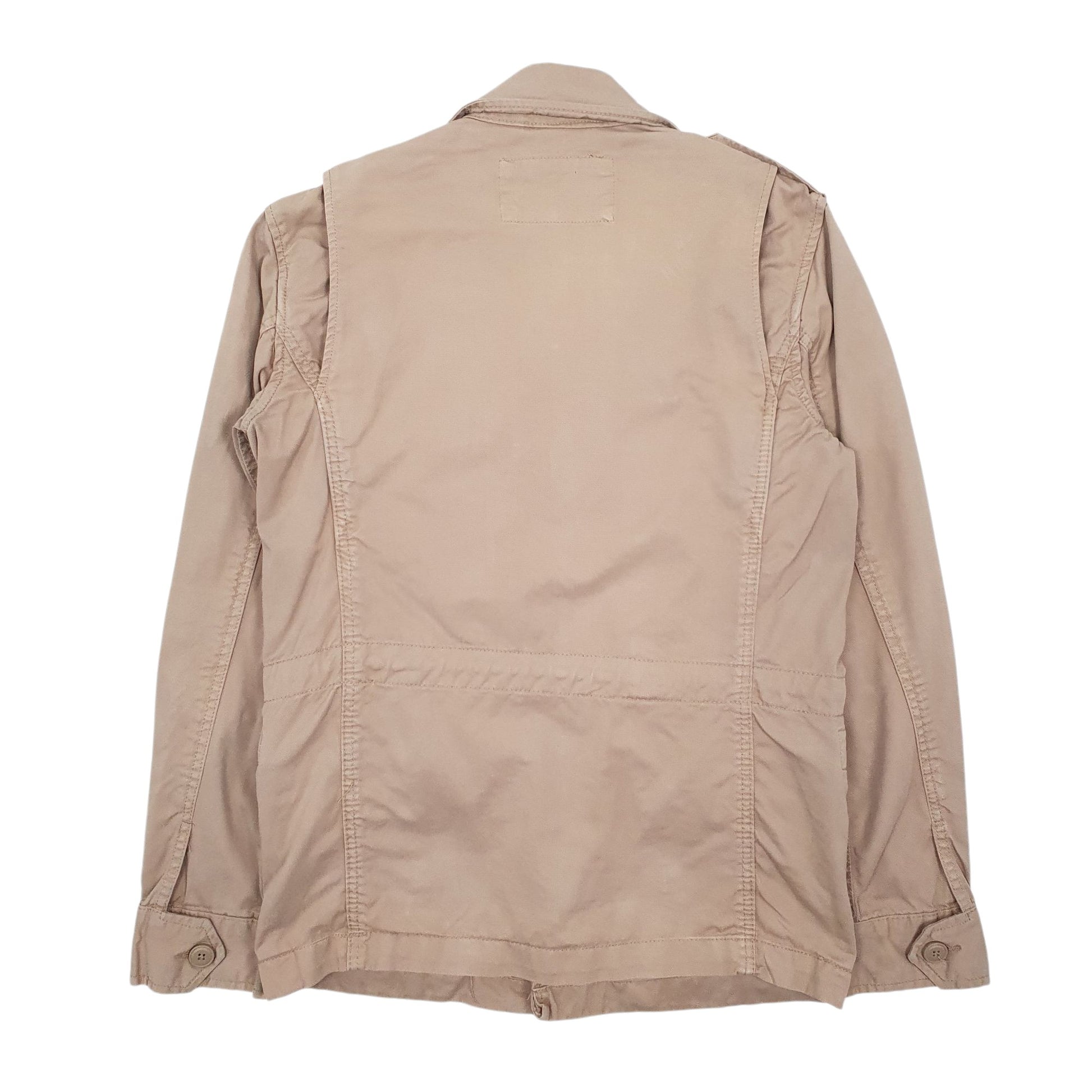 Mens Beige J. Hart & Bros Military  Coat