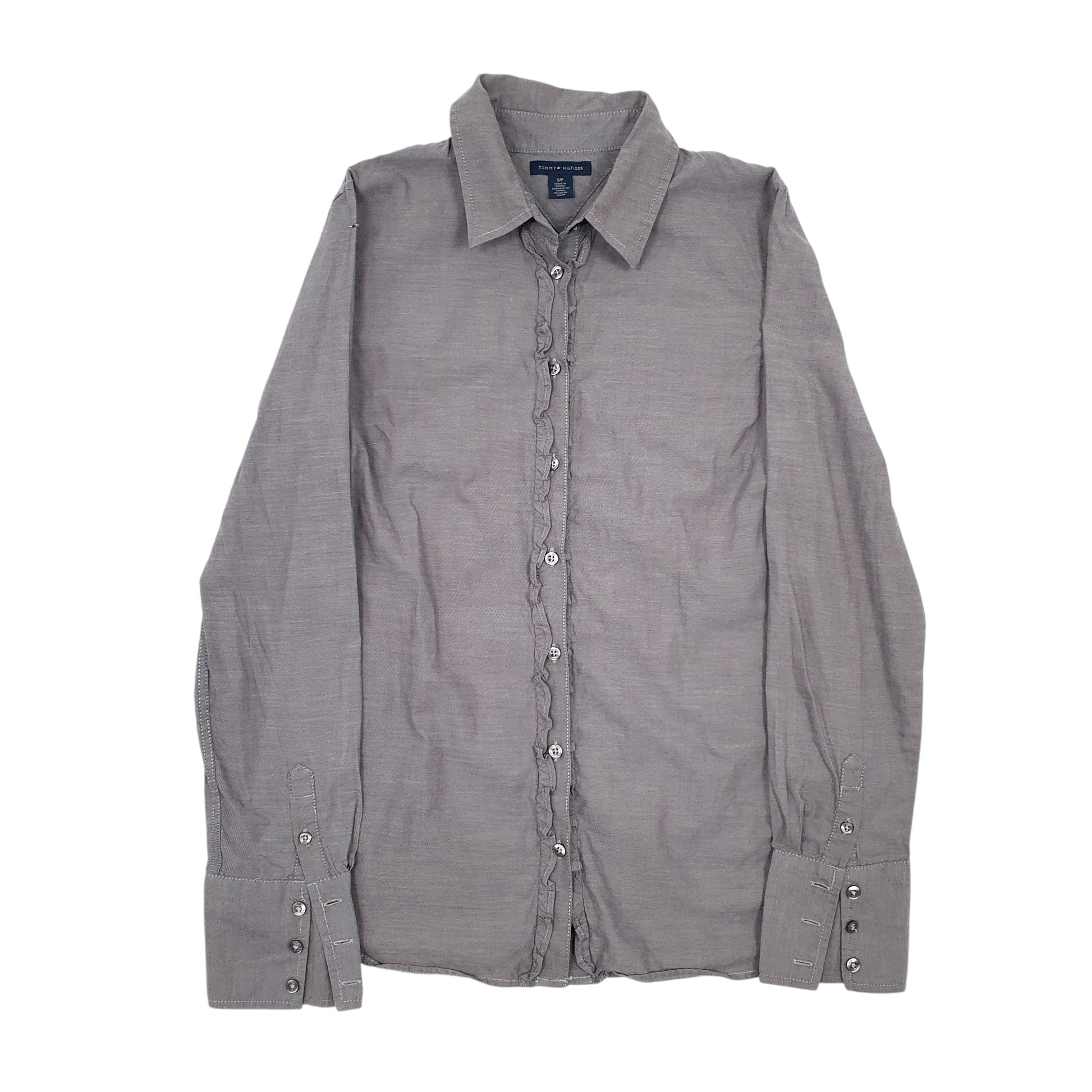 Womens Grey Tommy Hilfiger  Long Sleeve Shirt