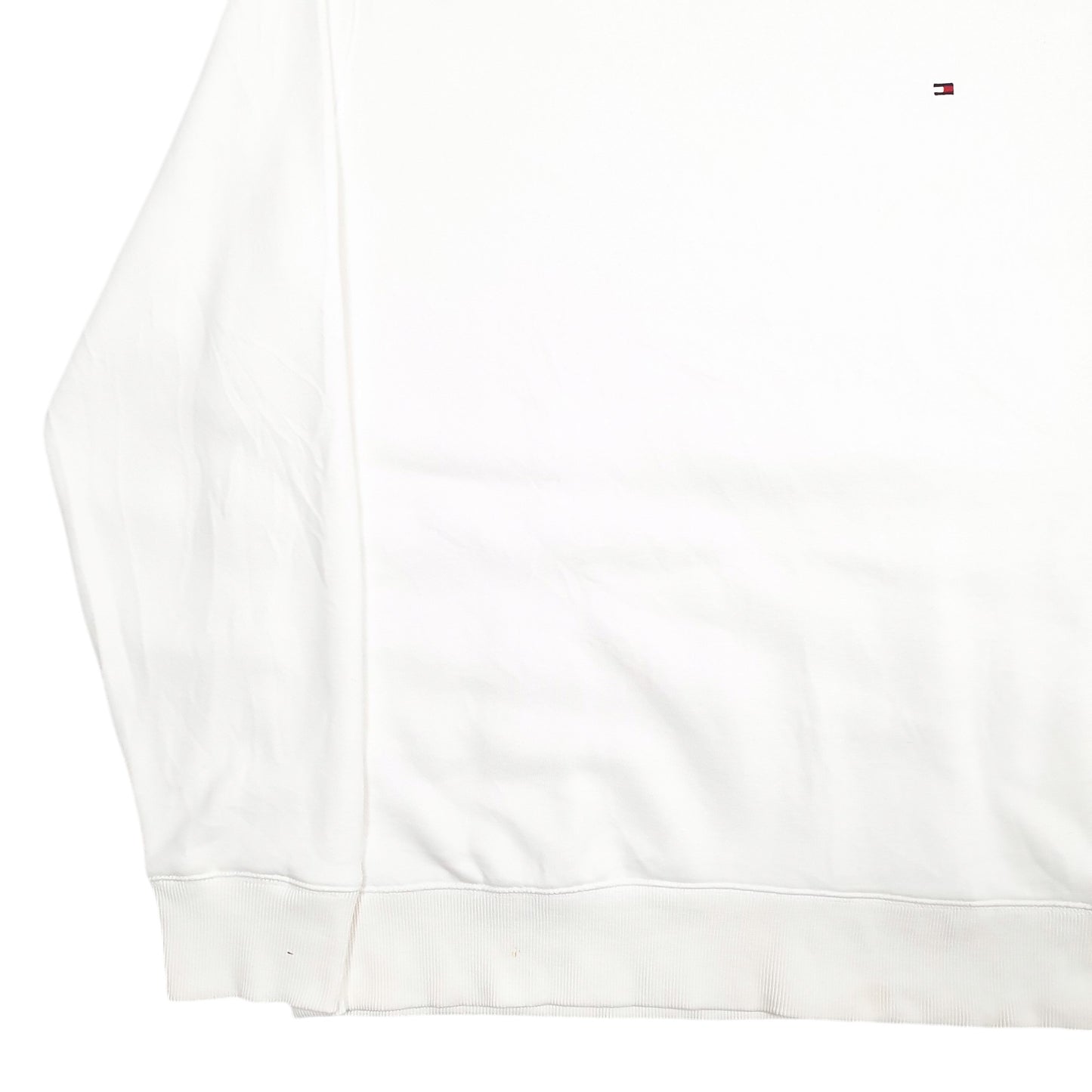 Mens White Tommy Hilfiger  Crewneck Jumper