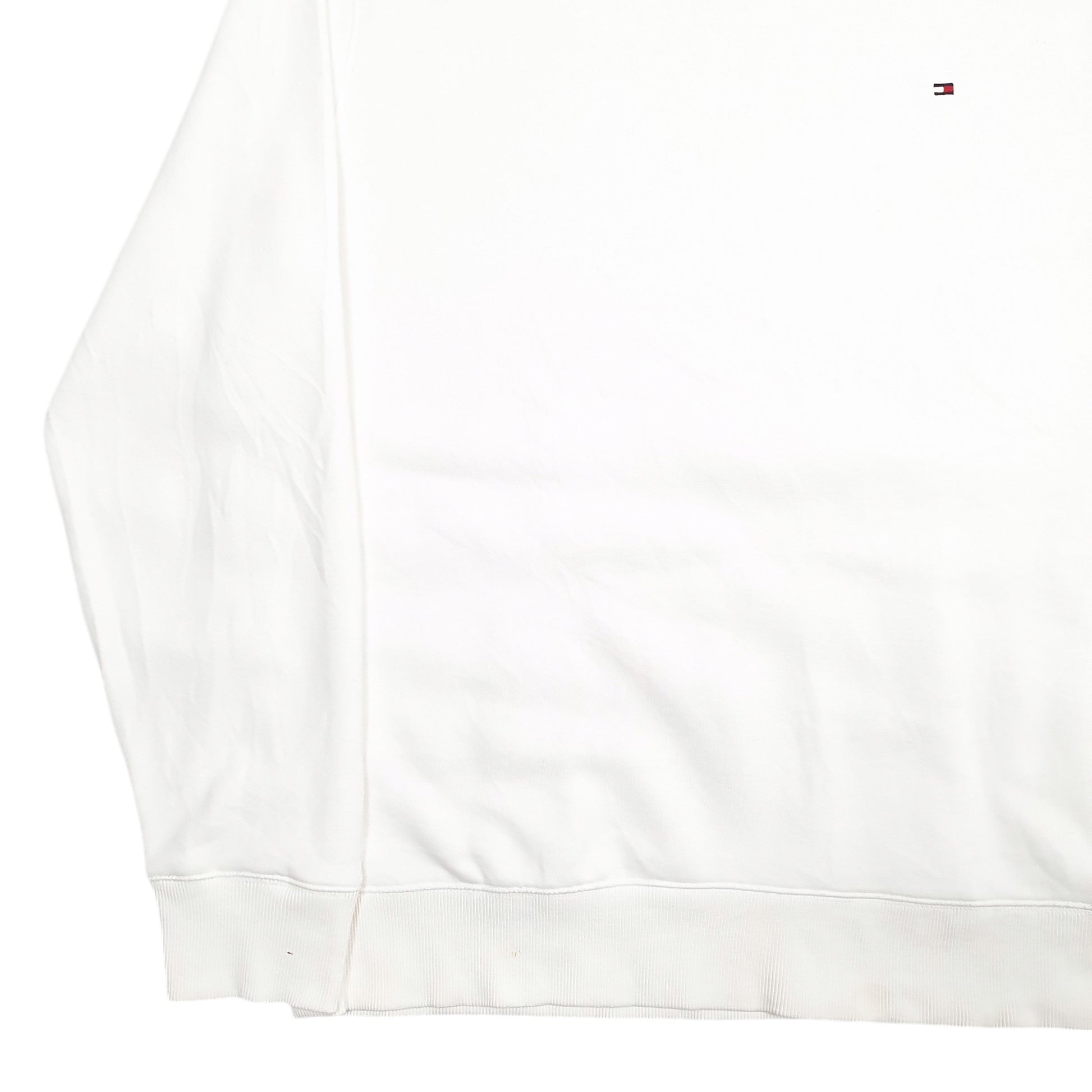 Mens White Tommy Hilfiger  Crewneck Jumper