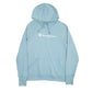 Womens Blue The North Face Spellout Hoodie Jumper