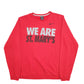Mens Red Nike We Are St Marys Crewneck Jumper
