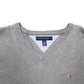 Mens Grey Tommy Hilfiger Knit Crewneck Jumper