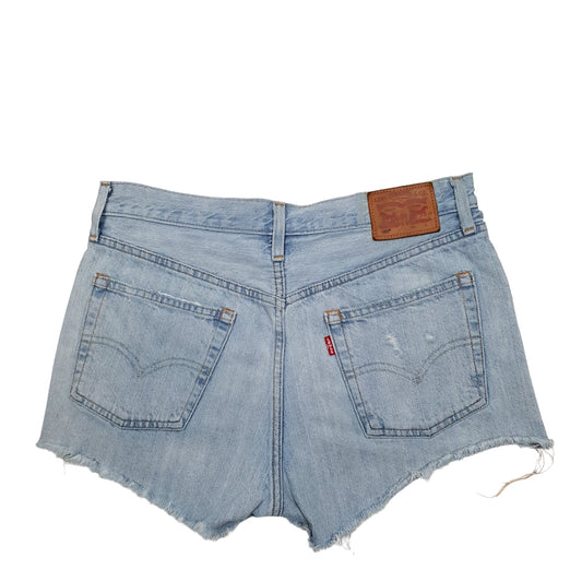 Womens Blue Levis 501 Denim Jorts Denim Shorts