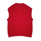 Mens Red Nautica Vest Knitwear Tank Top Jumper