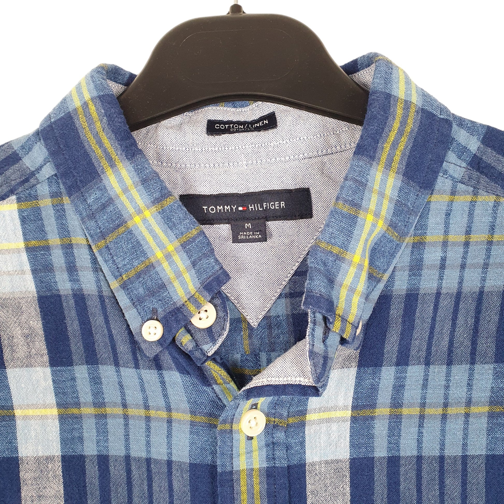 Mens Blue Tommy Hilfiger  Short Sleeve Shirt