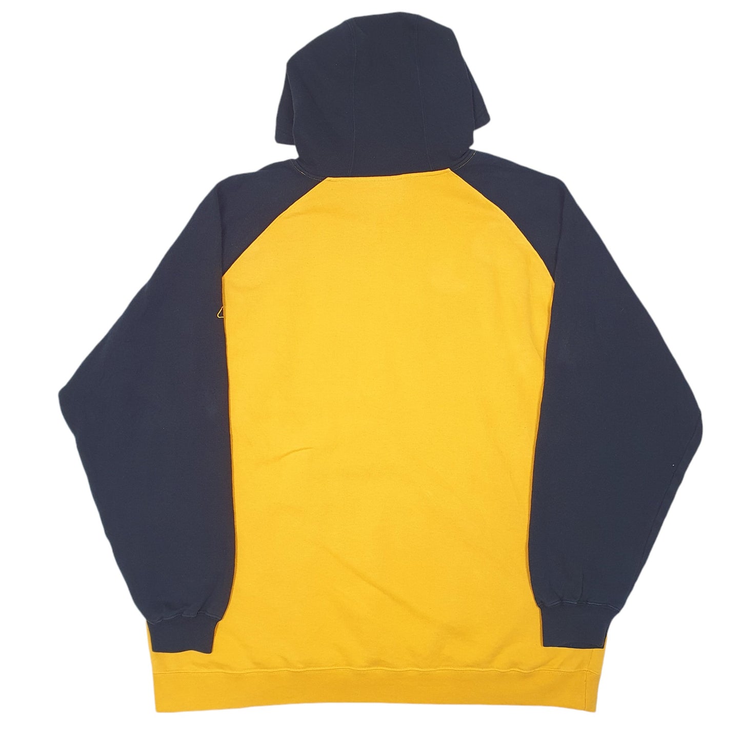 Mens Yellow Reebok NFL Pittsburgh Steelers American Football Spellout USA Hoodie Jumper