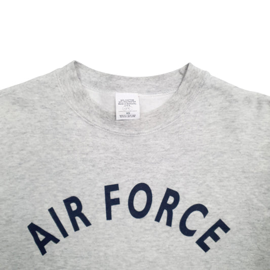 Mens Grey Campbellsville Apparel Company Air Force Spellout Made In USA Vintage 2000's Crewneck Jumper