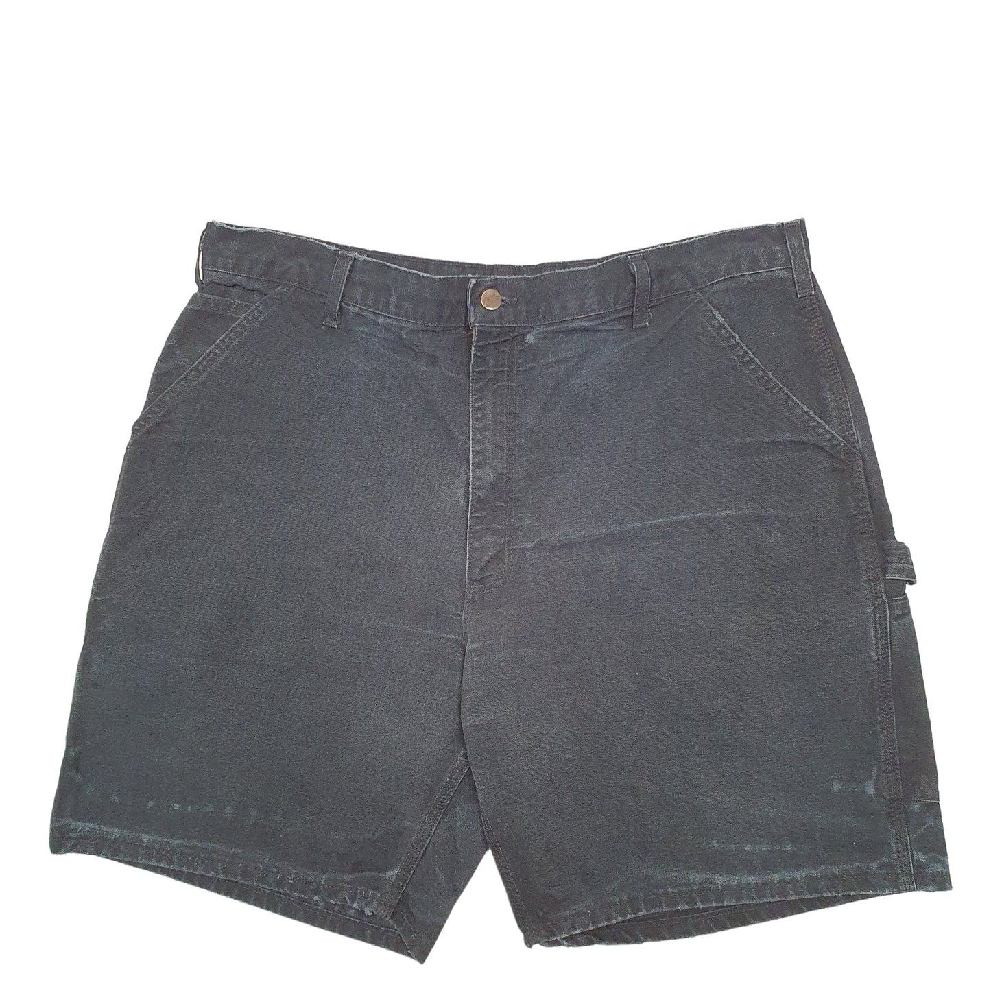Mens Black Carhartt Workwear B25 Carpenter Shorts