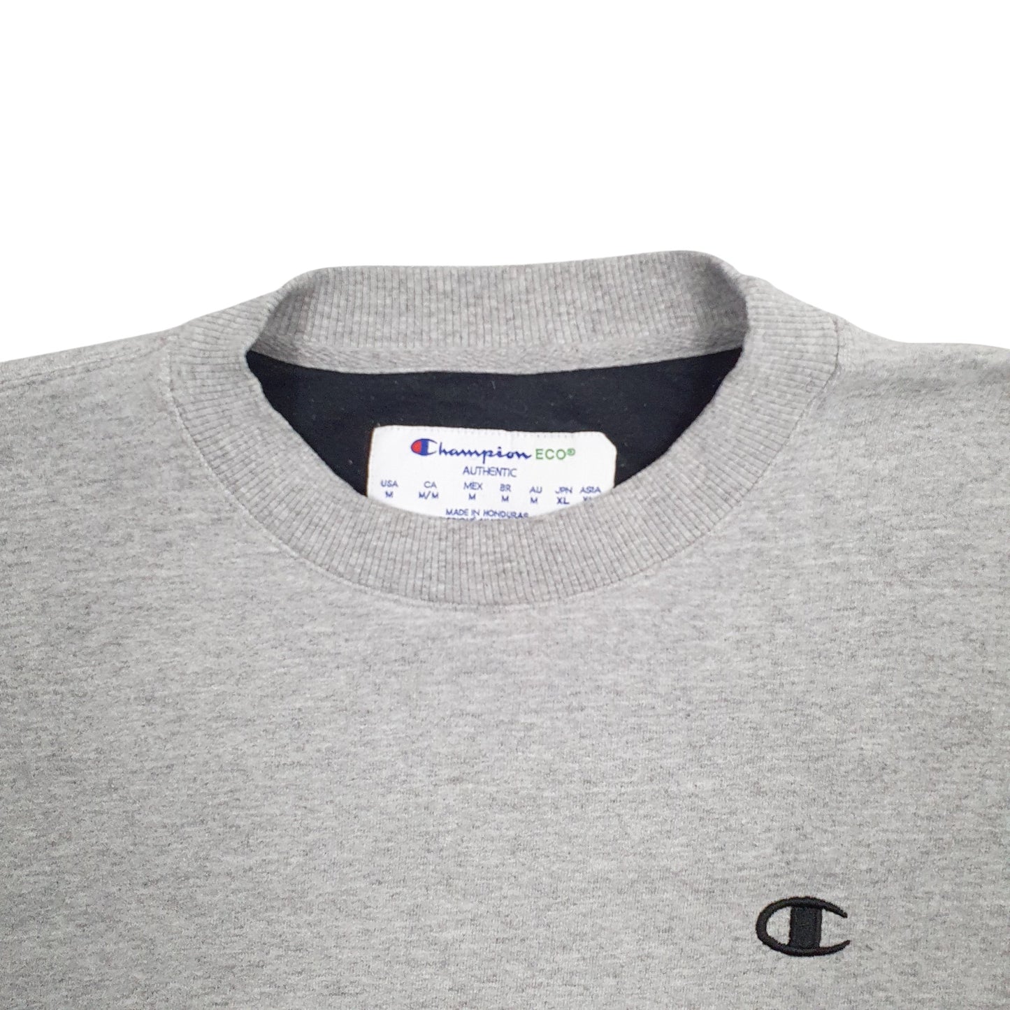Mens Grey Champion  Crewneck Jumper