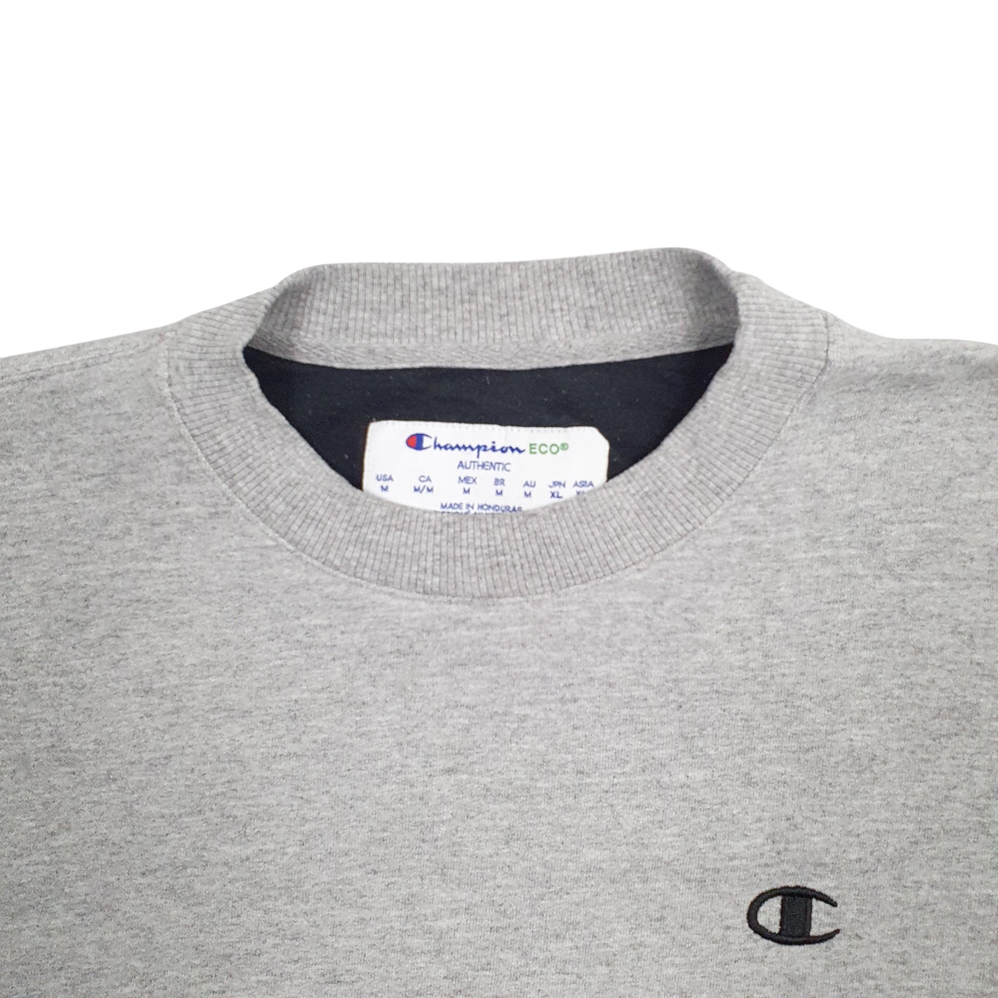 Mens Grey Champion  Crewneck Jumper