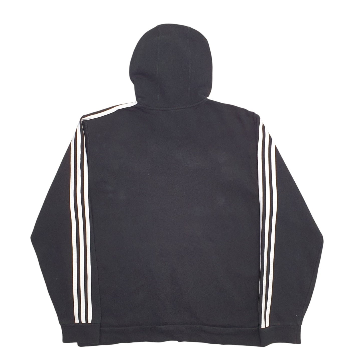 Mens Black Adidas Spellout Hoodie Jumper