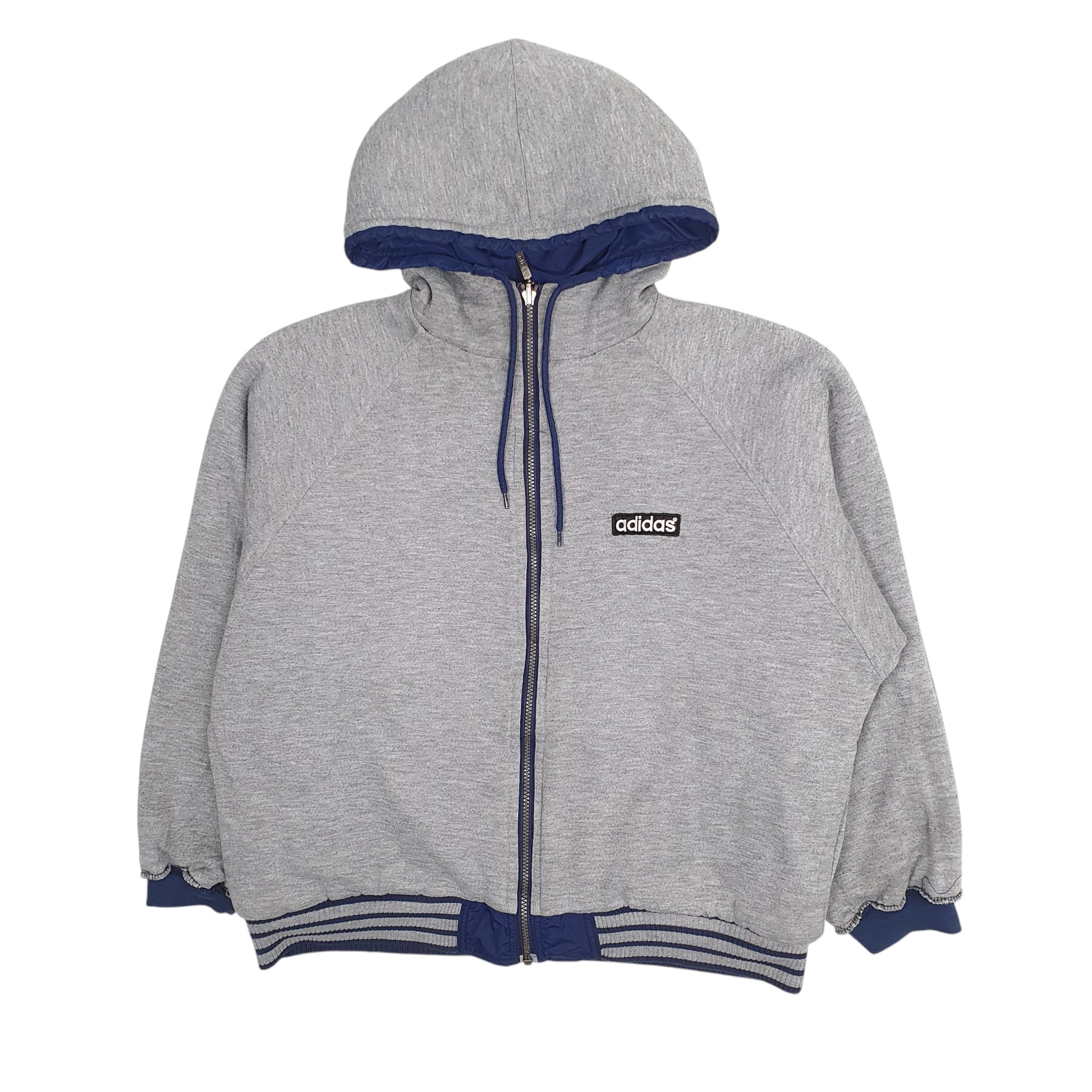 Mens Navy Adidas Reversible Vintage 90s Originals  Coat