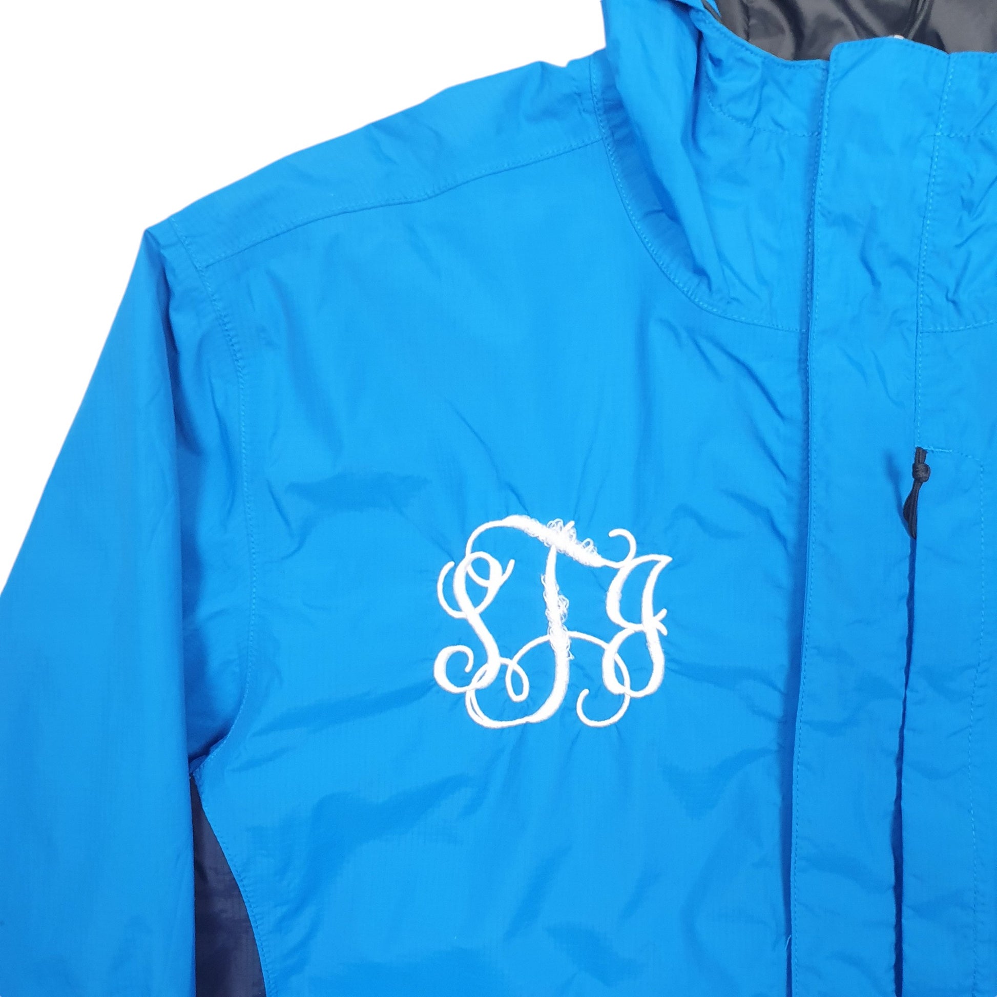 Mens Blue The North Face Windbreaker Rain Lined  Coat