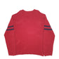 Mens Red Nautica Knit Crewneck Jumper