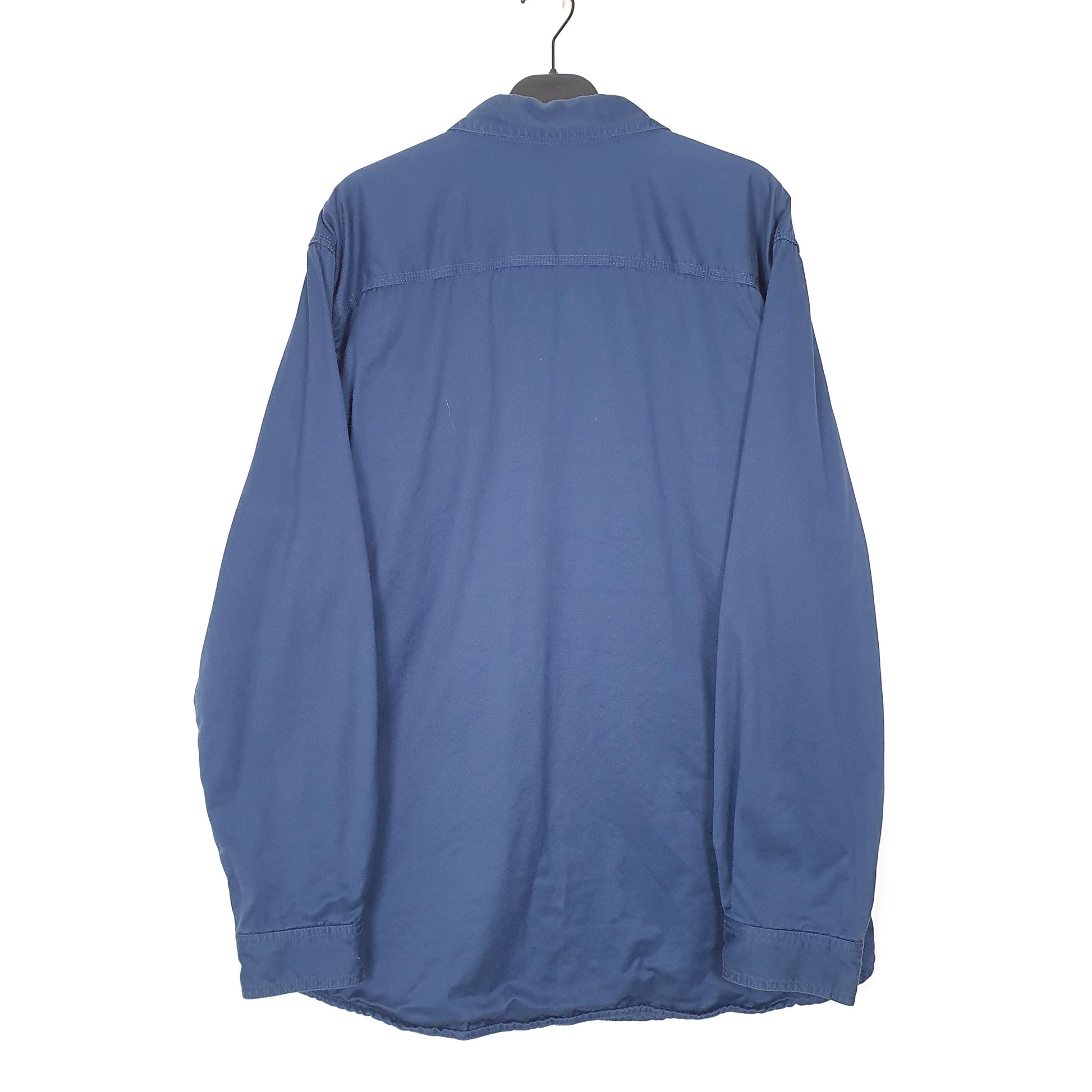 Mens Navy L.L.Bean Overshirt Shacket Long Sleeve Shirt